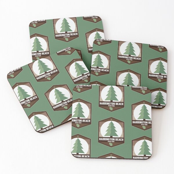 Item preview, Harrington Beach State Park, Wisconsin WI Pine Tree State Badge  designed and sold by palmettodigital.