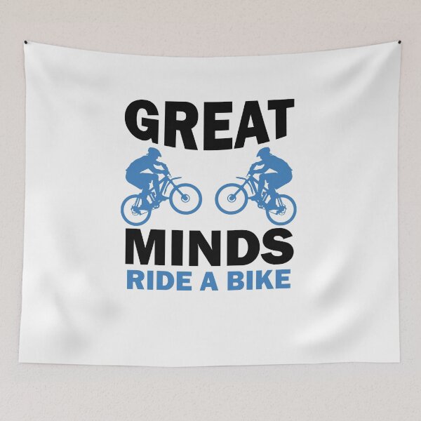 Item preview, Great Minds Ride A Bike Funny Gift designed and sold by Mouadox ★★★★★.