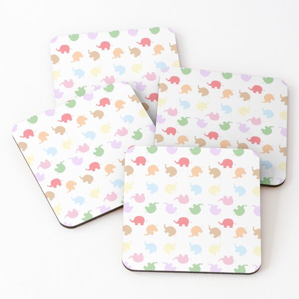 Item preview, Colorful Elephant Pattern designed and sold by istoriadesign.