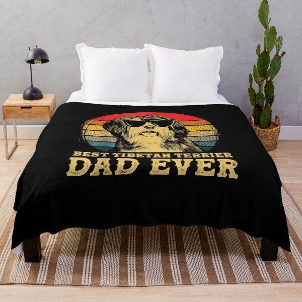 Item preview, Best Tibetan Terrier Dad Ever Dog Lovers Retro Vintage T-Shirt designed and sold by shop   luisant.
