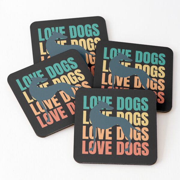 Item preview, Love Dogs Retro Spanish Greyhound Dog Lover Owner Gift designed and sold by mayamay0.
