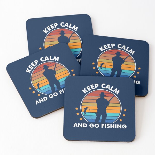 Item preview, Keep Calm And Go Fishing Funny Quote designed and sold by RRiDesigns.