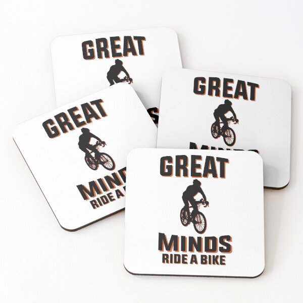 Item preview, Great Minds Ride A Bike Funny Gift designed and sold by Mouadox ★★★★★.