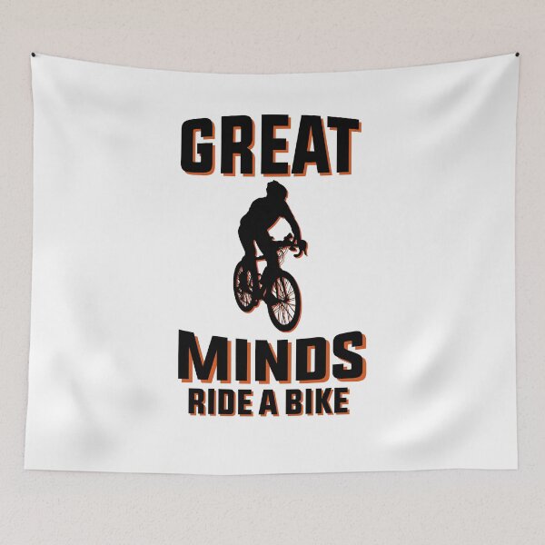 Item preview, Great Minds Ride A Bike Funny Gift designed and sold by Mouadox ★★★★★.