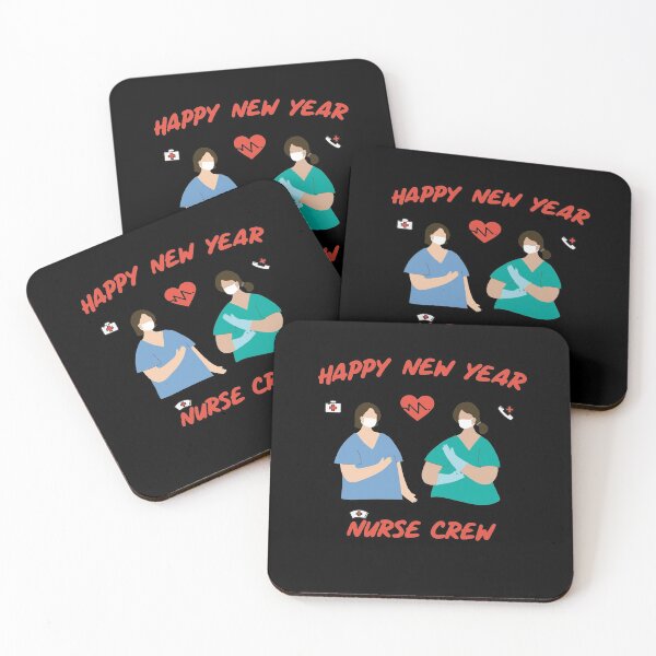 Item preview, Celebrate The Happy New Year With The Nurse Crew designed and sold by SparrowLag.