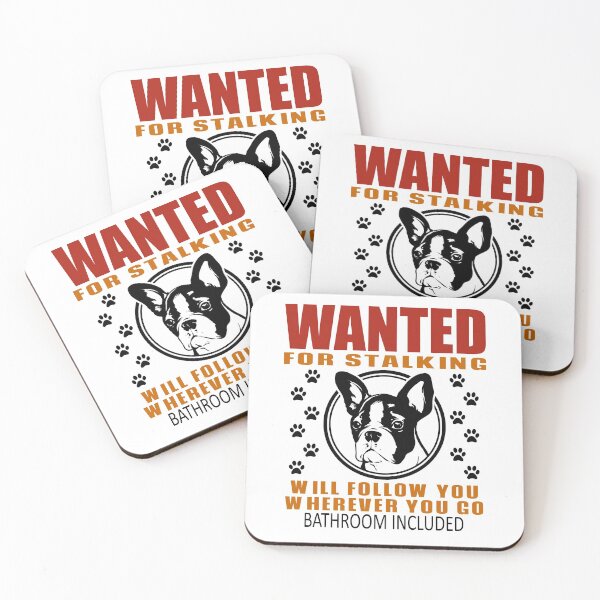 Item preview, Personal Stalker Dog Wanted For Stalking Funny Terrier designed and sold by TKsTees.