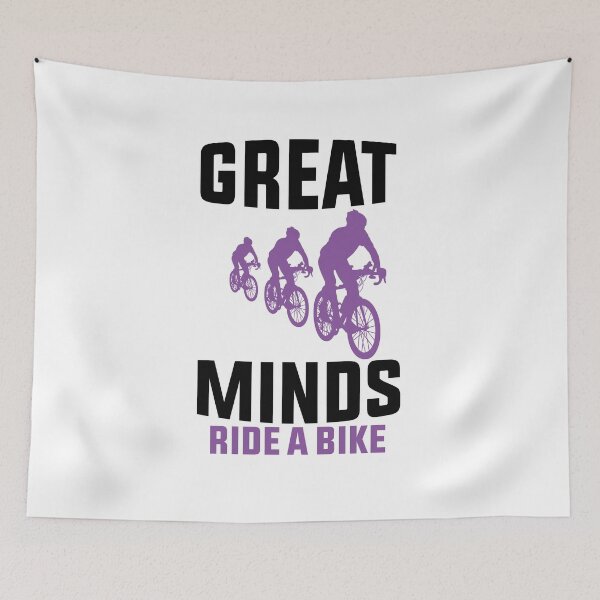 Item preview, Great Minds Ride A Bike Funny Gift designed and sold by Mouadox ★★★★★.