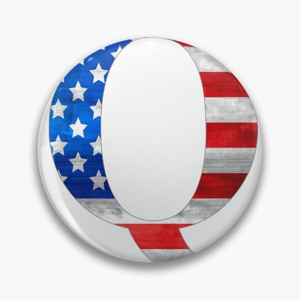 Item preview, US, USA, America, flag CAPITAL letter Q designed and sold by Mattaxdesign.