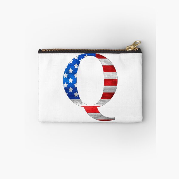 Item preview, US, USA, America, flag CAPITAL letter Q designed and sold by Mattaxdesign.