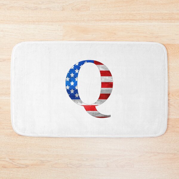 Item preview, US, USA, America, flag CAPITAL letter Q designed and sold by Mattaxdesign.