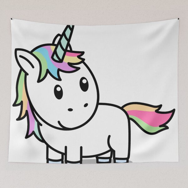 Item preview, cartoon unicorn designed and sold by clds.