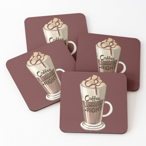 Item preview, Coffee is a Human Right - Frapuccino Edition designed and sold by Rosies-Art.