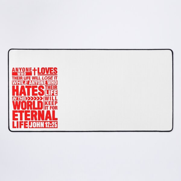Item preview, John 12:25 Eternal Life designed and sold by plushism.