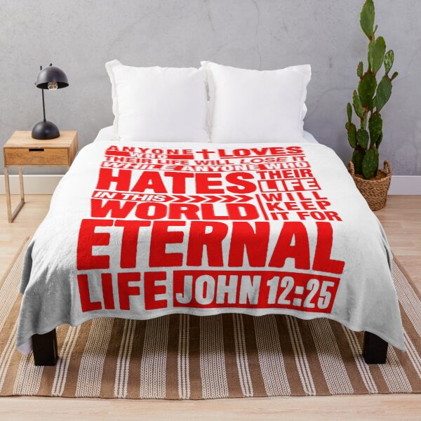 Item preview, John 12:25 Eternal Life designed and sold by plushism.