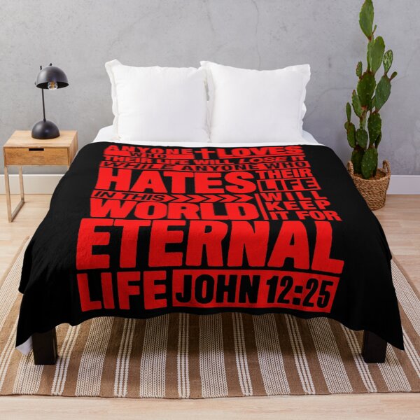 Item preview, John 12:25 Eternal Life designed and sold by plushism.