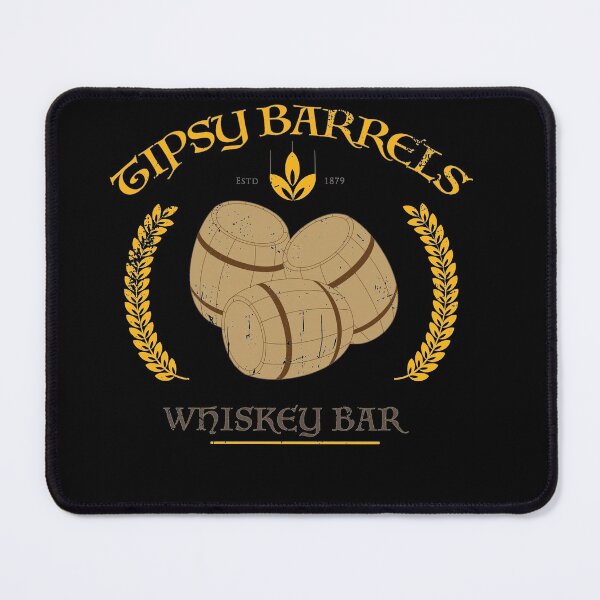 Item preview, Tipsy Barrels Whiskey Bar designed and sold by skocartwork.