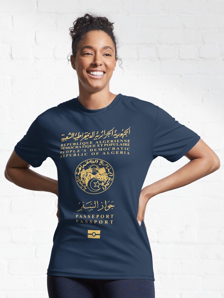 T shirt passeport online algerien femme