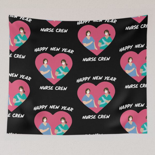 Item preview, The Happy New Year Nurse Crew 2022 designed and sold by SparrowLag.