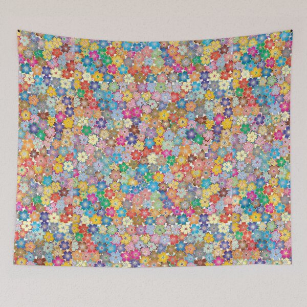 Item preview, Small vintage pattern flowers designed and sold by NoahDea.