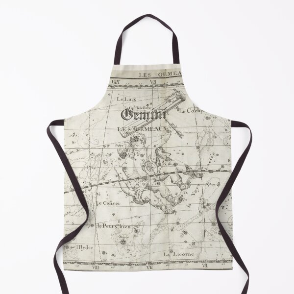 Item preview, Gemini zodiac sign, vintage star map year 1795 designed and sold by NineJuly.