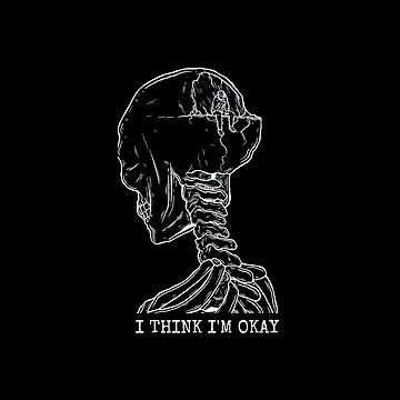 I think I'm OKAY sticker Machine Gun Kelly