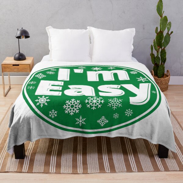 Item preview, I'm Easy Ski Run with Snowflakes designed and sold by Happy-Trails.