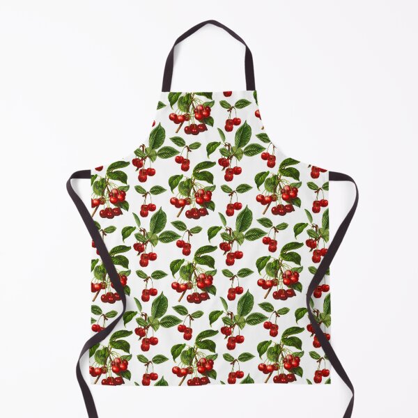 Item preview, Vintage Botanical Cherries Print on White  designed and sold by Marymarice.