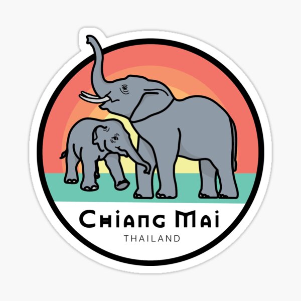Item preview, Chiang Mai, Thailand. Sticker designed and sold by JasonGutzloe.