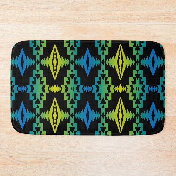 Item preview, Blue / Yellow Gradient Native Blanket Print designed and sold by JMWCD.