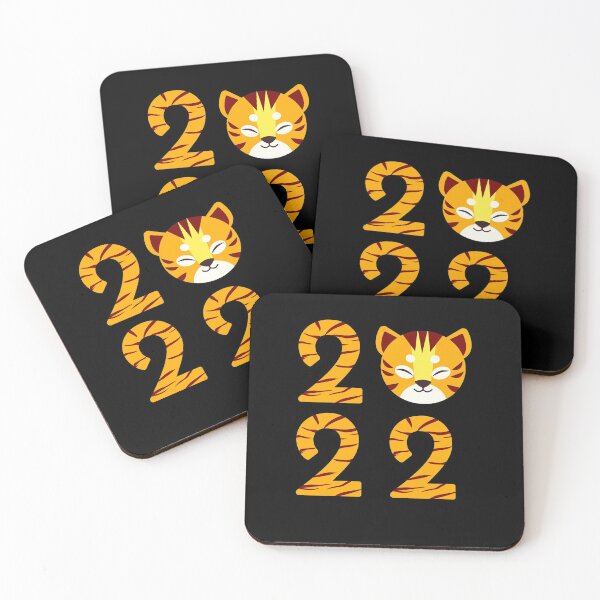 Item preview, Happy New 2022 Tiger year Chinese zodiac sign designed and sold by Marharyta Ushakova.