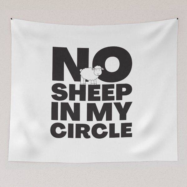 Item preview, No Sheep In My Circle 2022 designed and sold by Gifts-Trend.