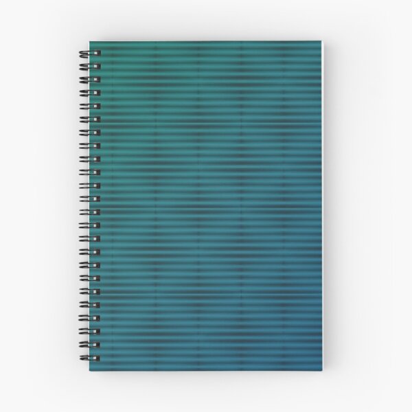 Item preview, Variable thickness stripes over Teal to Blue Gradient designed and sold by rgbguy.