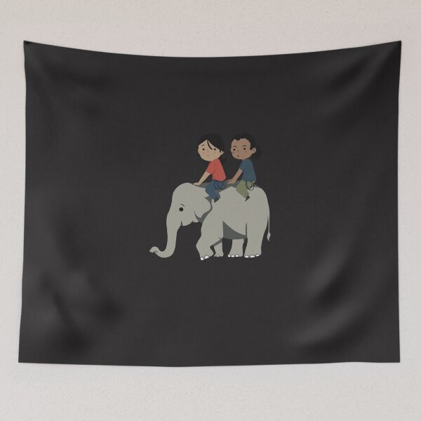 Item preview, Chloe & Nadine - Elephant Sticker designed and sold by AlanGrubb.