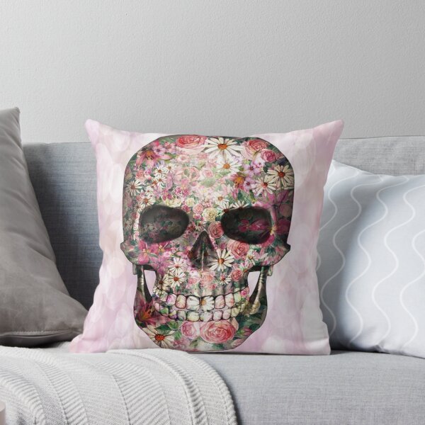 Item preview, Flower pink skull designed and sold by NoahDea.