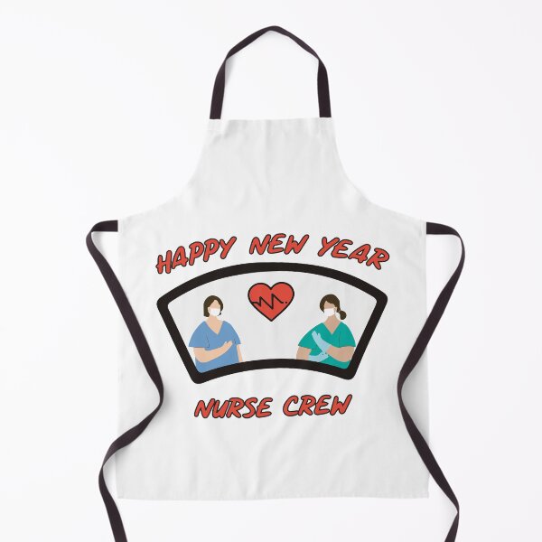 Item preview, Happy New Year Nurse Crew Heart designed and sold by SparrowLag.