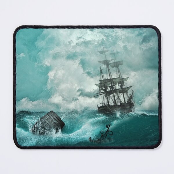 Item preview, Ship in the ocean storm designed and sold by NoahDea.