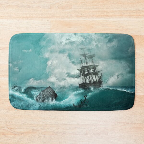 Item preview, Ship in the ocean storm designed and sold by NoahDea.