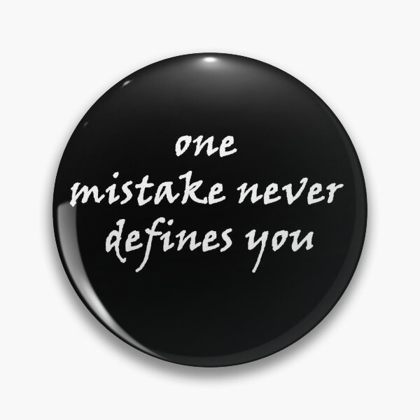 Item preview,  one mistake never defines you designed and sold by Anoirshop ⭐⭐⭐⭐⭐.