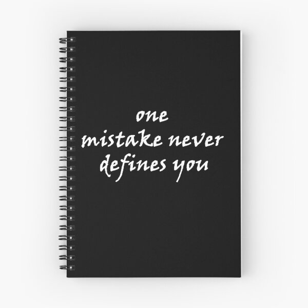 Item preview,  one mistake never defines you designed and sold by Anoirshop ⭐⭐⭐⭐⭐.