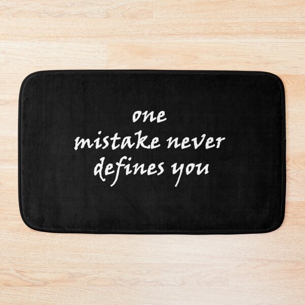 Item preview,  one mistake never defines you designed and sold by Anoirshop ⭐⭐⭐⭐⭐.