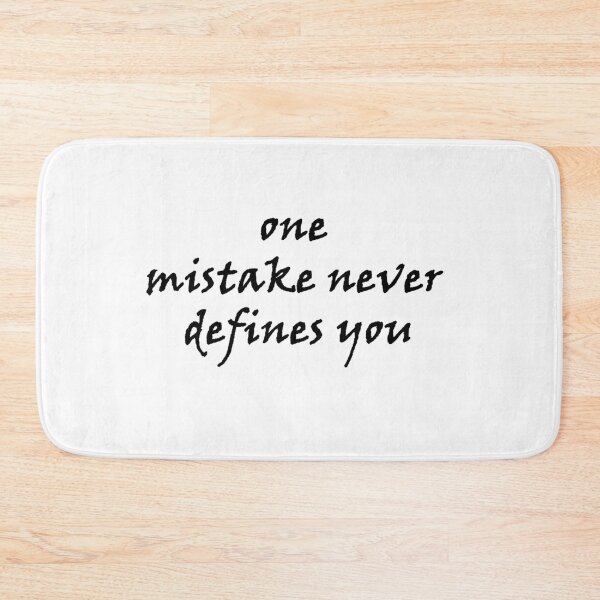 Item preview,  one mistake never defines you designed and sold by Anoirshop ⭐⭐⭐⭐⭐.