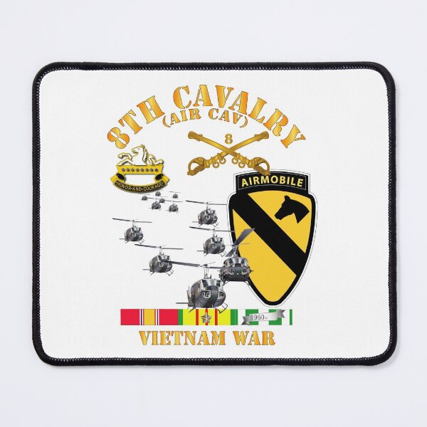 Item preview, Army - 8th Cavalry (Air Cav) - 1st  Cav Division w SVC designed and sold by Military Insignia Products.