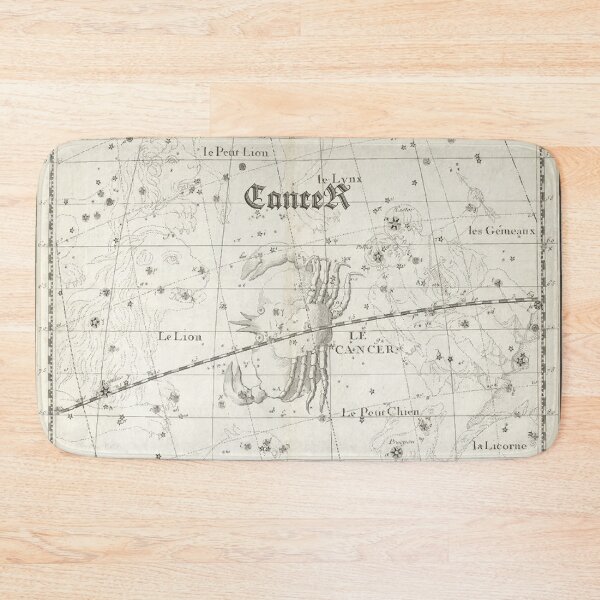 Item preview, Cancer zodiac sign, vintage star map year 1795 designed and sold by NineJuly.