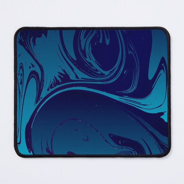Item preview, Funky, blue swirling abstract pattern designed and sold by yougalore.