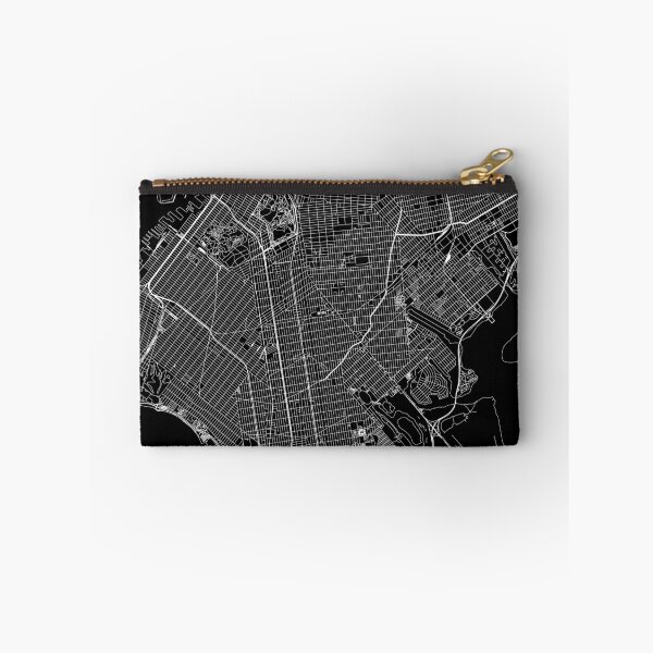 Item preview, Brooklyn Black Map designed and sold by multiplicitymap.