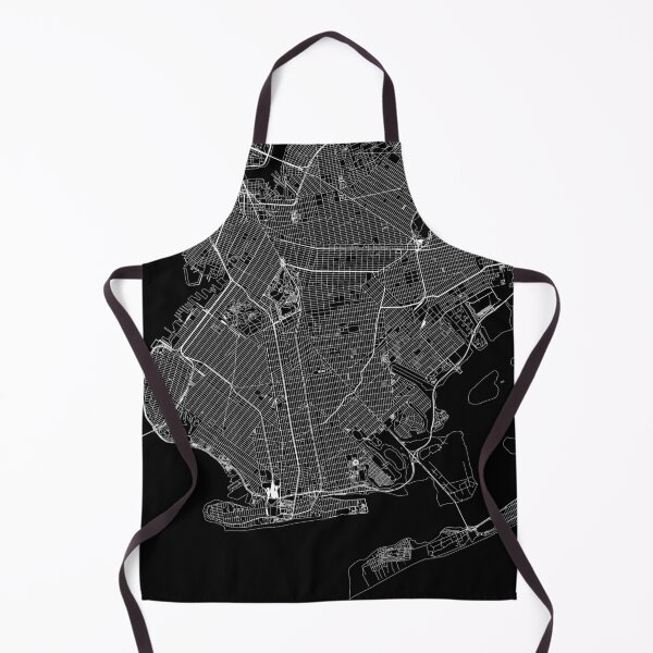Item preview, Brooklyn Black Map designed and sold by multiplicitymap.
