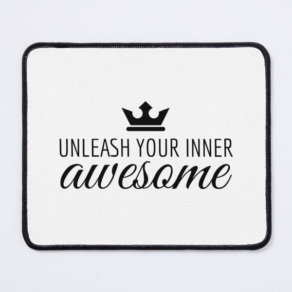 Item preview, Unleash your inner awesome - Motivational designed and sold by Psych-odyssey.