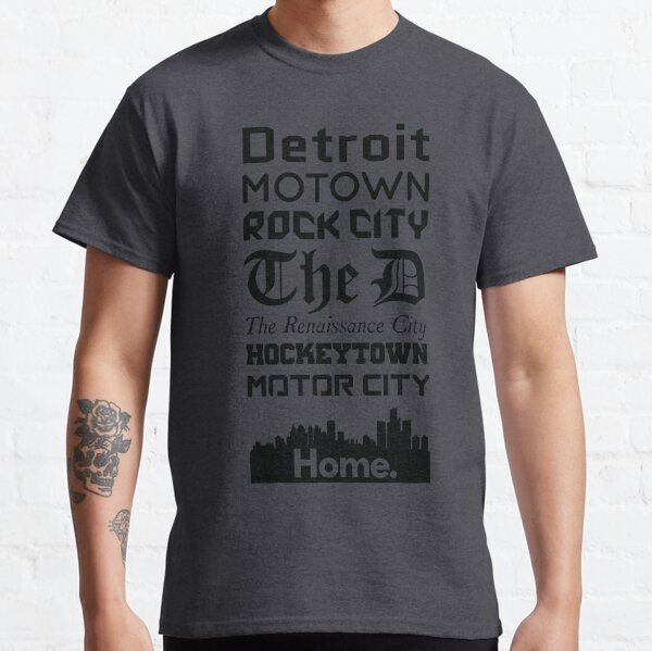 Detroit Tigers Iconic Hometown Graphic T-Shirt - Mens