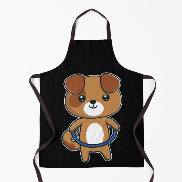 Item preview, Cute Kawaii Dog Hula Hooping Gift design designed and sold by theodoros20.