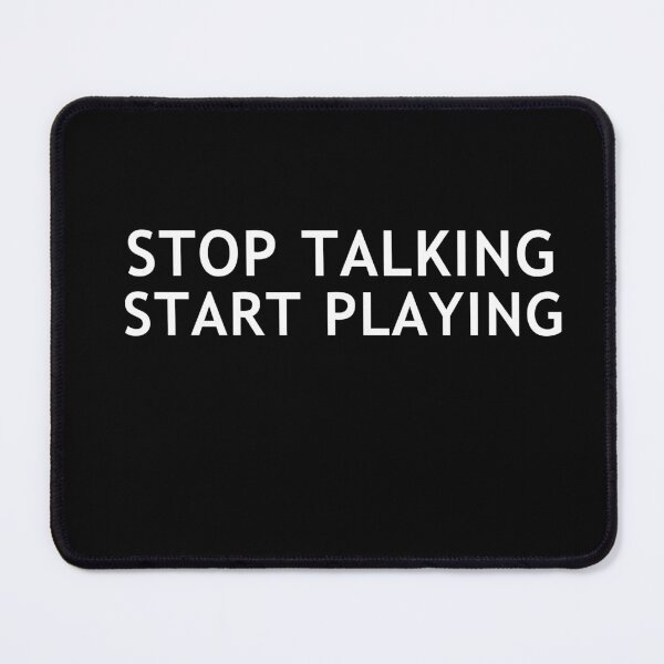 Item preview, Stop Talking Start Playing Funny Video Gamer designed and sold by Gamerss4Life.